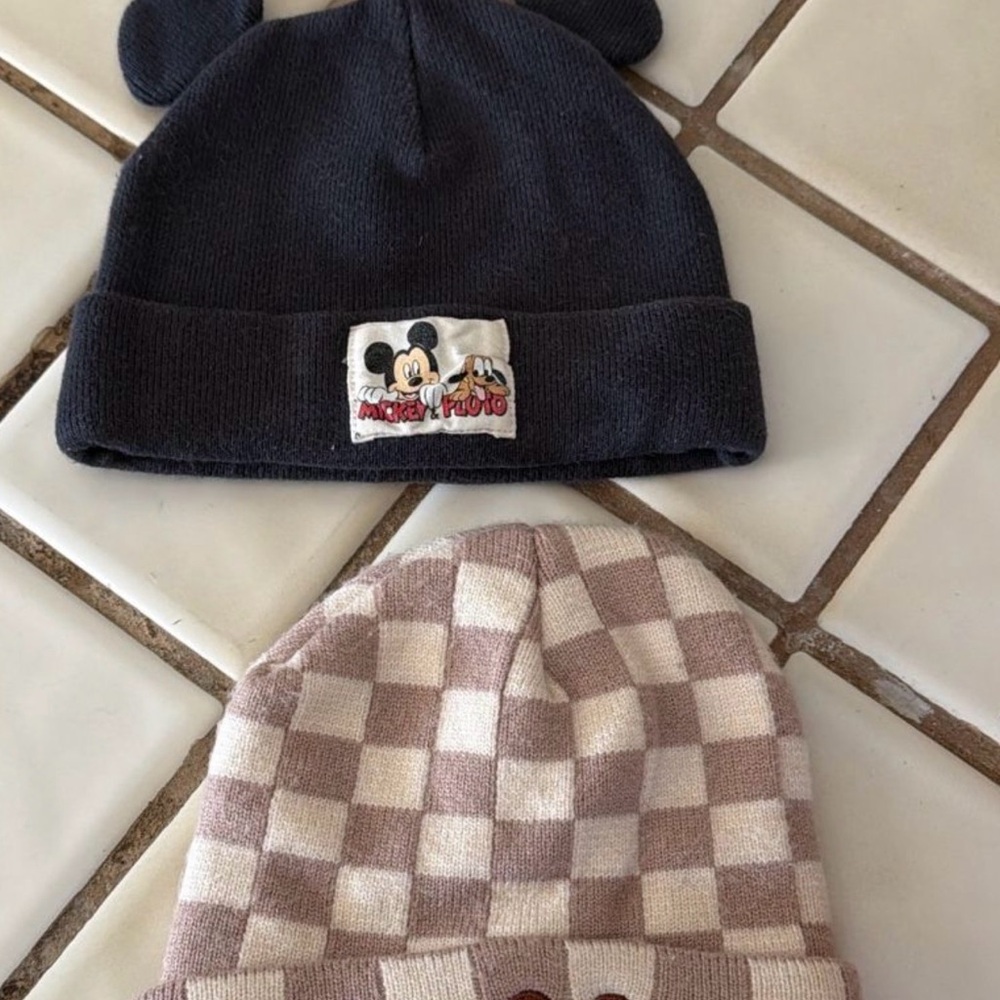 Disney Kids Navy Blue Mickey & Pluto Beanie